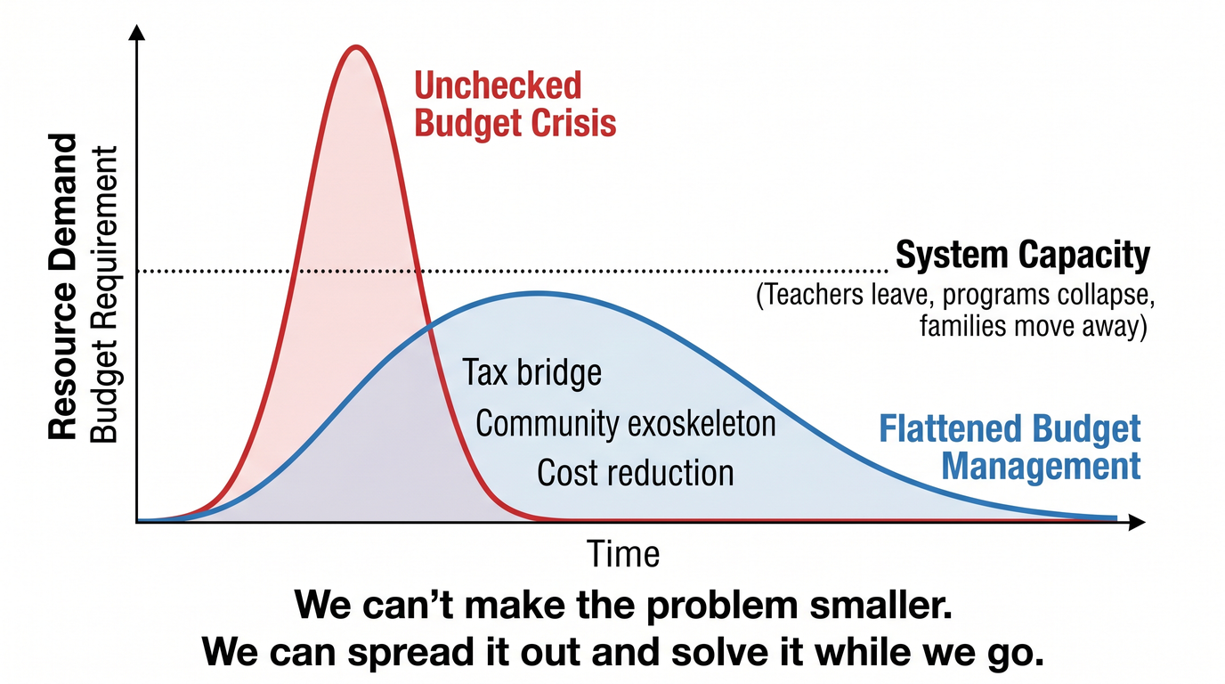 Flatten the Budget Curve